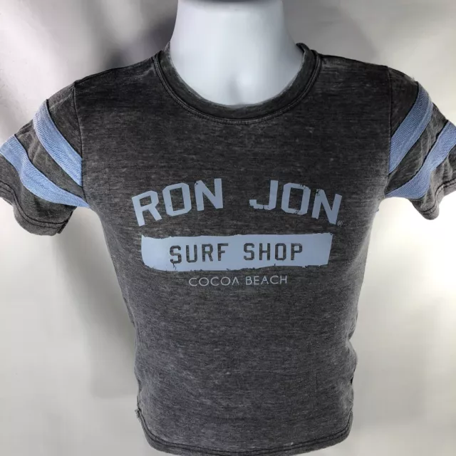 RON JON SURF Shop T-shirt Youth Medium Cocoa Beach Florida Gray Blue ...