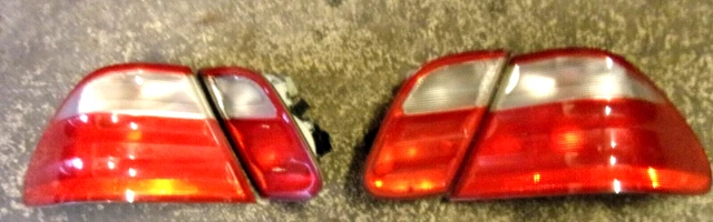 Rückleuchten For Mercedes W208 CLK 1997-2002 Rot Smoke LED AU