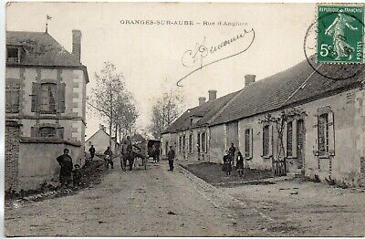 Barns on dawn-marne-CPA 51-rue d' D’Anglure