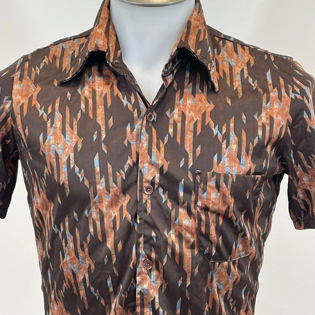 Retro Hippie Men's Short Sleeve Shirt