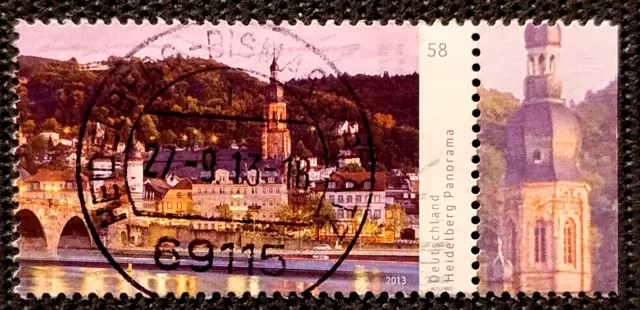 BRD 2013 MiNr. 3029 aus Panoramen (III) "Heidelberg" ORTSSTEMPEL HEIDELBERG