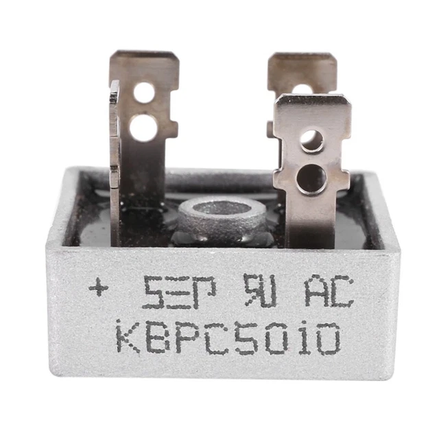 Lot De 2 Ponts Redresseurs Triphasés 50A 1200V - Diode En Aluminium Haute Puissance Avec Dissipation Thermique