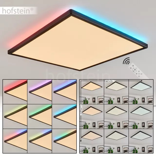 LED Flur Wohn Schlaf Zimmer Leuchte RGB Fernbedienung Decken Lampe Panel dimmbar