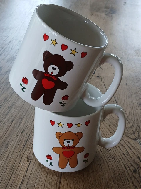 Lot De 4 Mugs 'Jolie Basse Cour' - Motifs Poules - Neufs