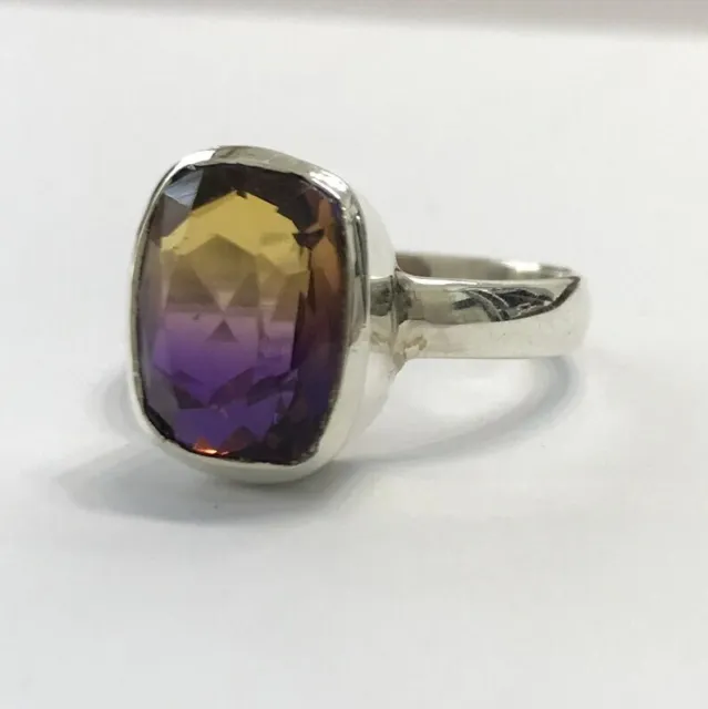 Certified Natural Tourmaline 925 Sterling Silver Handmade Ring Gift Free Ship