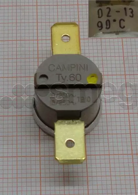 Termostato di sicurezza 90° NC per forno da incasso USATO 818730625 Smeg