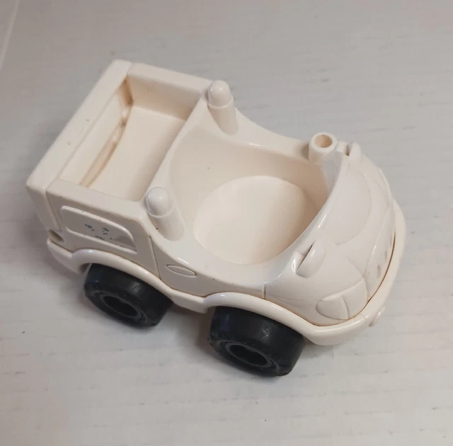 VINTAGE TUPPERWARE TOY Tuppertoy Little People Ambulance Hospital Car