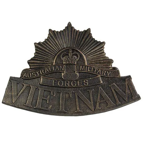 Australian Military Forces Vietnam Sign Badge Cast Iron