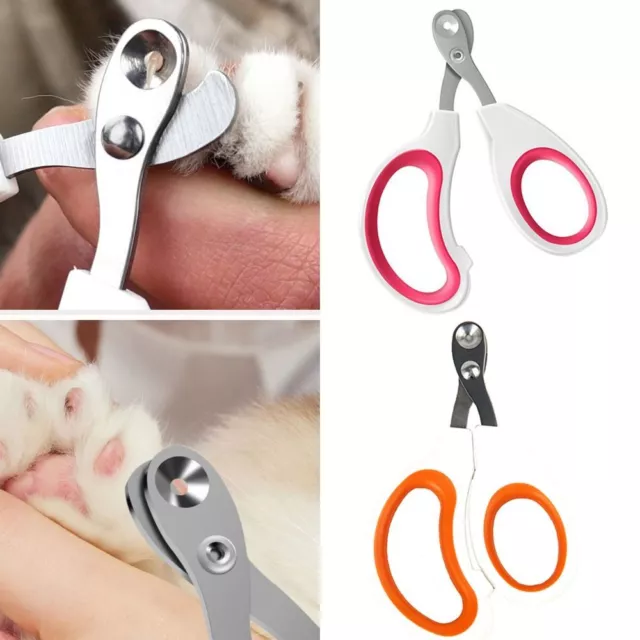 Care Safer 2mm Hole Cat Nail Clipper Pet Nail Clipper For Cats Cat Claw Trimmer