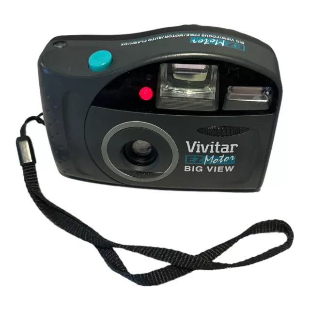 Vivitar EZ Motor Date-A-Print 35mm Point & Shoot Film Camera