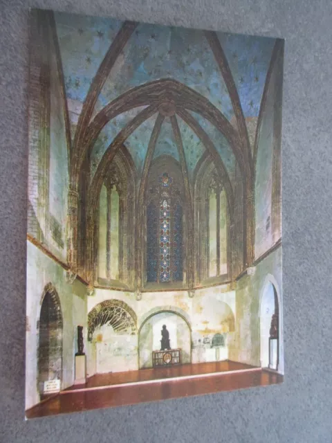 Carte postale vintage PERPIGNAN 66 Palais des rois de Majorque Chapelle Haute