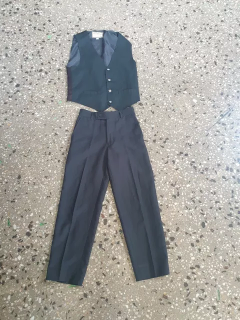 Kids Boys Formal Suits Dress Suit Formal Vest and Pant Set 8-12