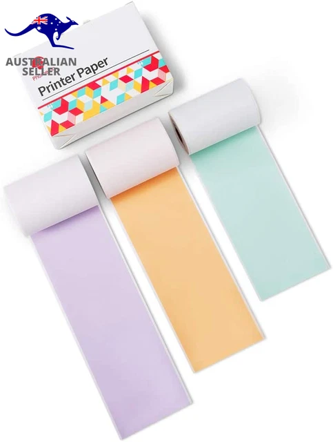 COLORFUL THERMAL STICKER Paper M02 / M02S / M03 / M04S Mini Printer ...