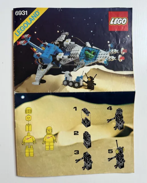 Lego Bauanleitung OBA 6931 FX Star Patroller Instructions Classic Space 1985