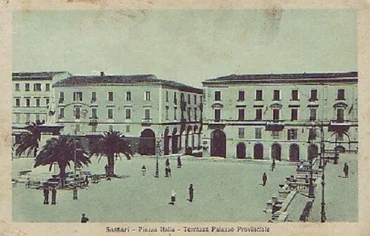 Sassari-Piazza D´Italia Terrazza Palazzo Provinciale-1930
