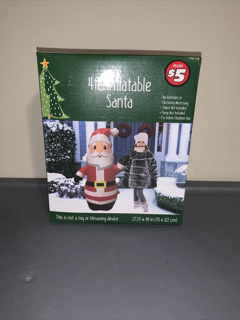 4 ft. inflatable santa