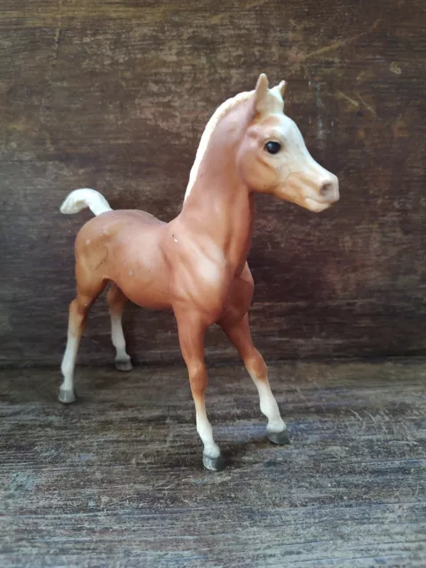 Vintage Breyer Traditional Family Arabian Foal Colt Palomino Horse 6-1/2"