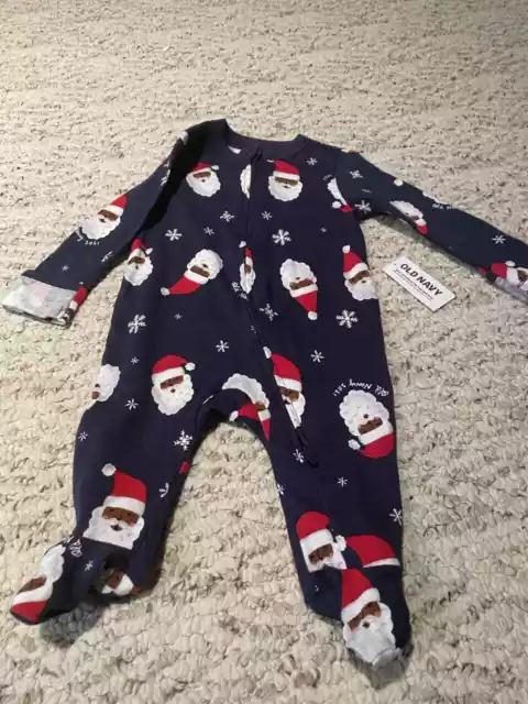 Infant Baby girl boy Holiday Christmas Sleeper jumper size  3-6, 6-9 Newborn