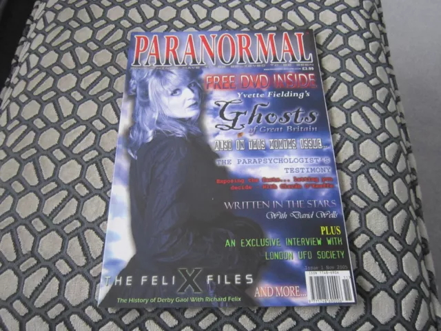 Paranormal magazine, issue 1 ,November 2005, Yvette Fielding ,ghosts cover