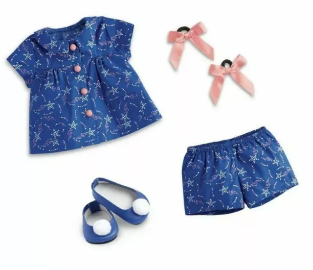 American Girl Doll Melody's Retired Blue Pajamas Outfit NEW!!