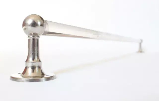 antique glass towel holder | vtg deco victorian sink kitchen towel bathroom