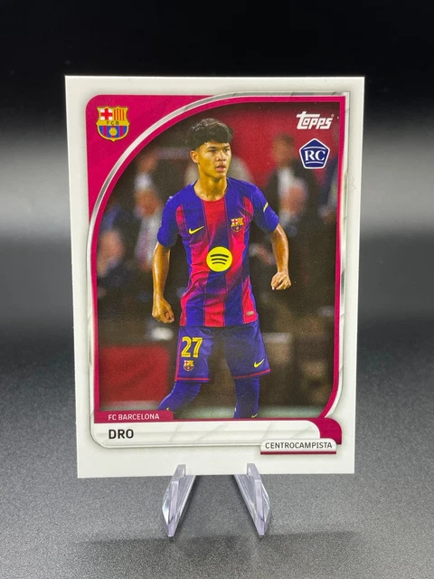 TOPPS FC BARCELONA 2025 Club Collector Tin Dro Rookie 7 0 25 topps-fc-barcelona-2025-club-collector-tin-dro-rookie-7-0-25