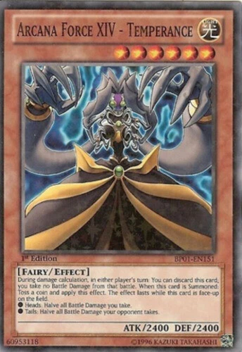 Arcana Force XIV - Temperance - BP01-EN151 - Starfoil Rare - Unlimited Edition N