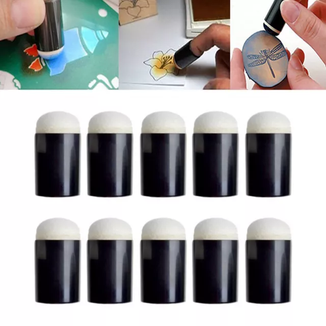 10pcs Brushes Sponge Finger Daubers Foam Painting Set Stamping DIY Painting T GF