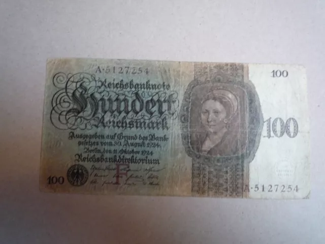 100 Reichsmark 1924