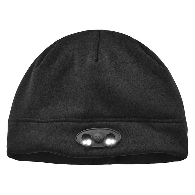 N-FERNO BY ERGODYNE 6804 Beanie Cap,Over The Head,Universal,Black