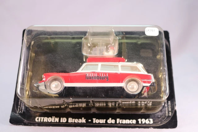 LK761 NOREV UH Atlas 1/43 Voiture Citroen ID break RTL Caravane Tour France 4