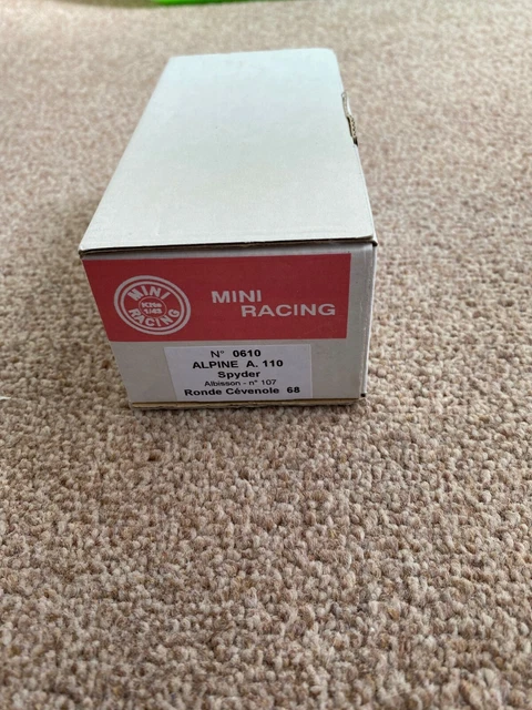 Kit Monté Alpine A110 Spyder Ronde Cévenolle 1968 - Mini Racing 1/43
