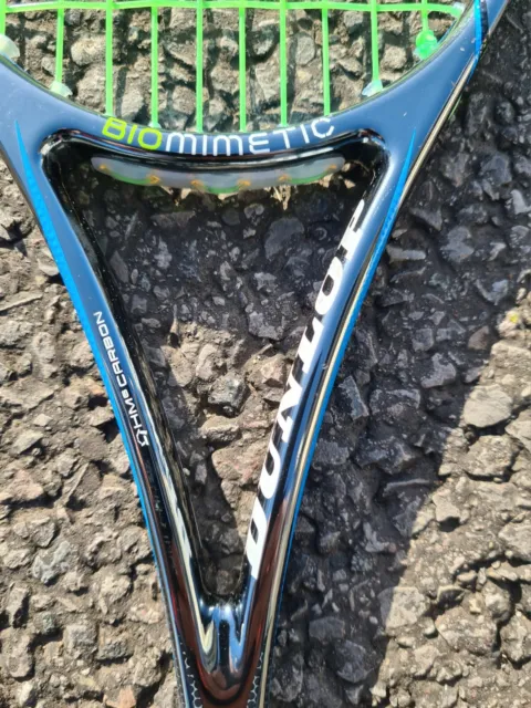 DUNLOP BIOMIMETIC PRO - CARBON-AEROSKIN Squash Racket 2