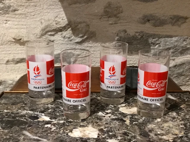 6 Verres Collector Coca-Cola Des Jeux Olympiques D'Albertville 1992 - Neufs En Boîte