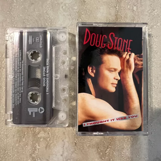 Cassette Doug Stone I Thought It Was You Country 1991 Sony Tested New Case