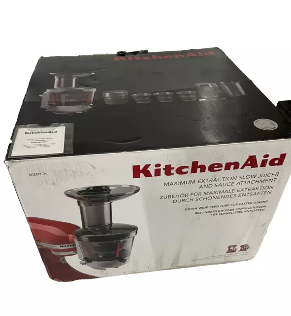 KitchenAid 5KSM1JA Slowjuicer,Entsafter-Aufsatz,-Vorsatz,Küchenmaschinen 2