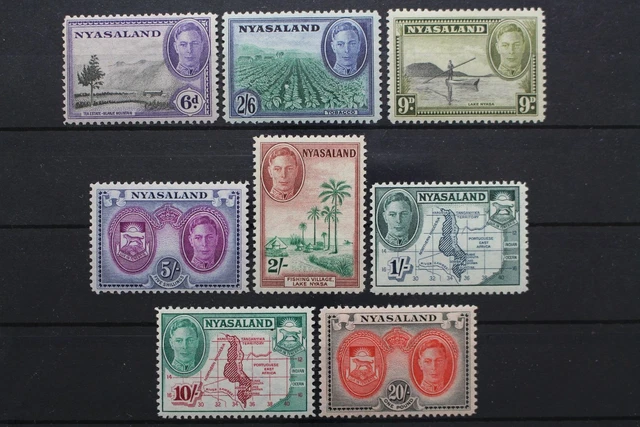 Malawi-Nyassaland, MiNr. 106-113 (6 P - 20 Sh), postfrisch / MNH - 656401