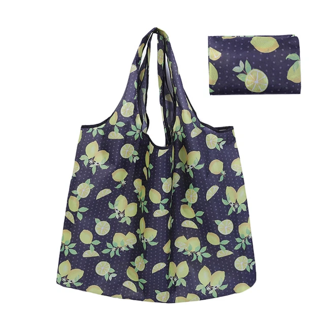 1 Umweltfreundliche Tasche Polyester 2-in-1 Faltbare Einkaufstasche