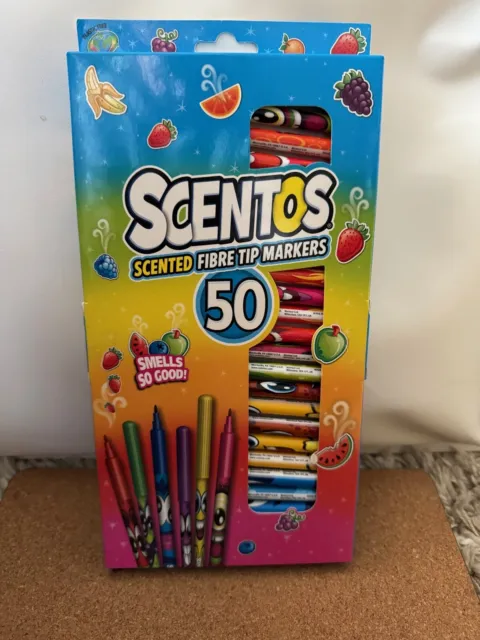 Scentos Fibre Tip Pens 50 Pack