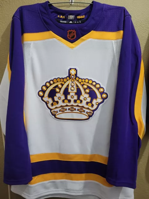 Youth NHL Los Angeles Kings Reverse Retro White – Replica Jersey - Sports Closet