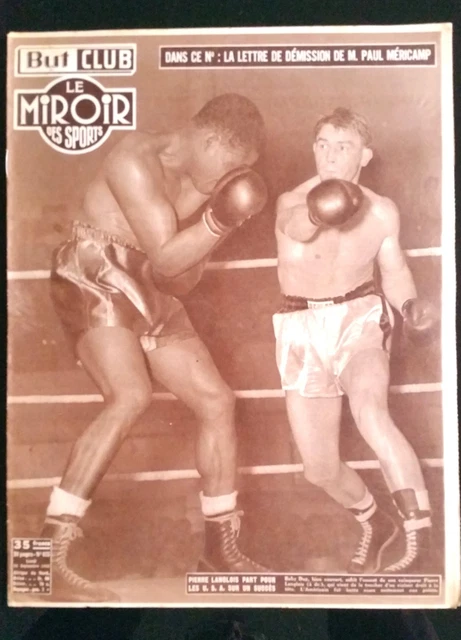 BUT CLUB - Le Miroir Des Sports N°493 - 1954 - Spécial Olson-Langlois - Etat Correct