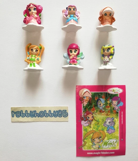 WINX CLUB PIXIE Lot Complet De 6 Figurines Enfants Joie Surprise Oeufs Jouets 2007 EUR 14,07 
