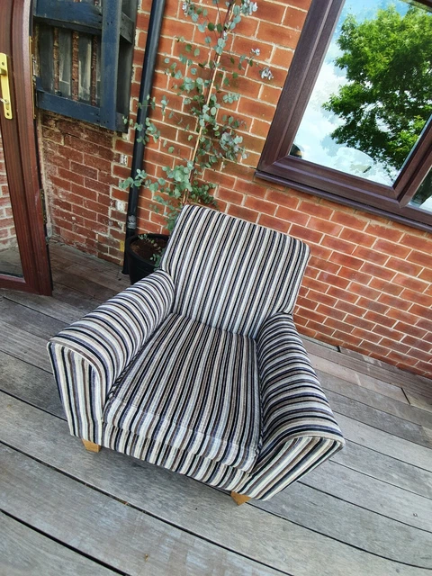 Next online striped chair