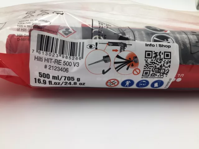 Hilti Hit-RE 500 V3 Lot of 5 pcs
