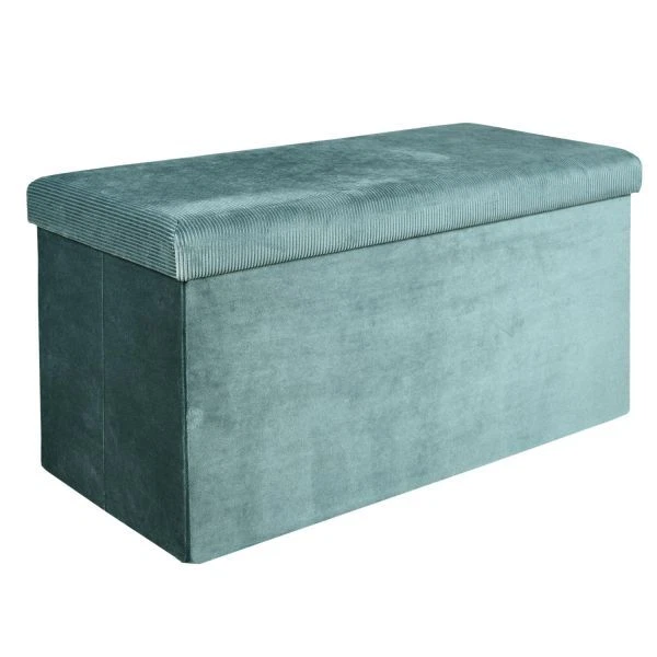 Banc de Rangement Pliable de 30 cm, Coffre de Rangement, Tabouret