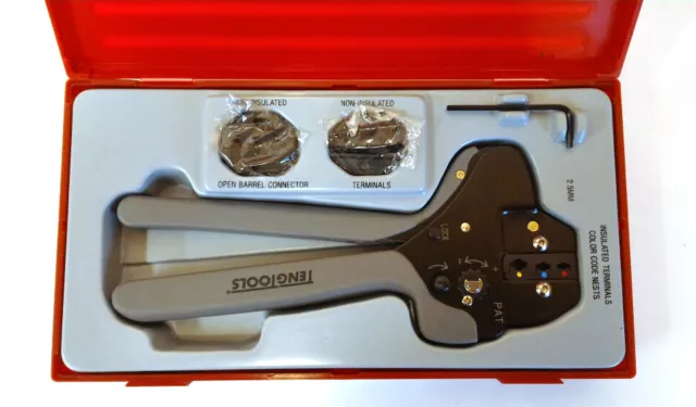 Teng Tools TTCP04 Ratchet crimping tool set of 4 Pieces 122470107