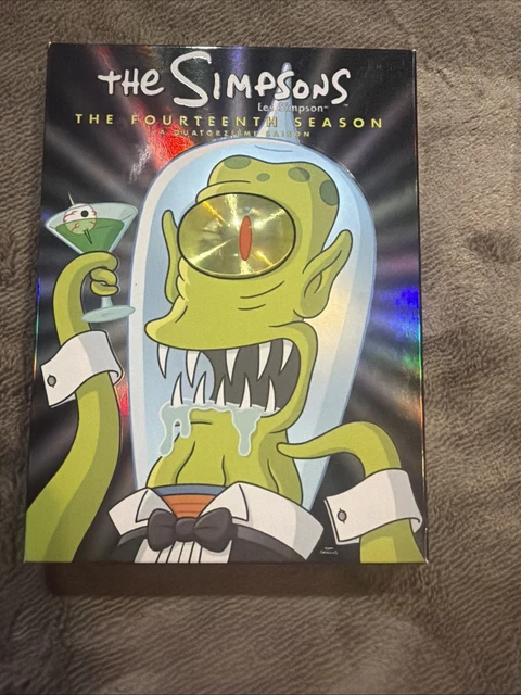 THE SIMPSONS THE Fourteenth Season 14 (4-DVD, Set) With Manual