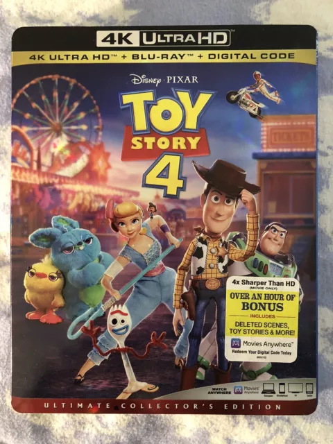 Disney Pixar - Toy Story 4 - 4K Ultra HD + Blu-Ray + Dig - New