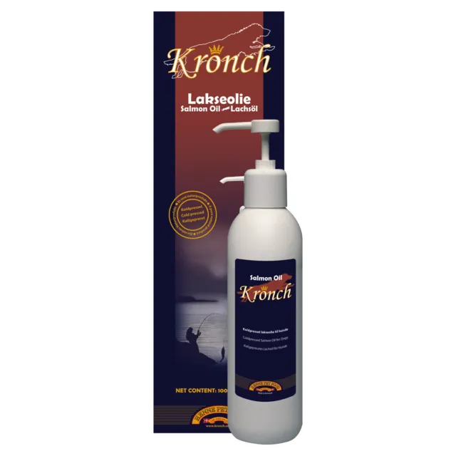 Kronch Salmon Oil for Dog 1000 ML, New