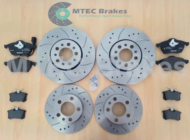 Golf mk4 1.8 GTi Turbo  Drilled Brake Discs Front Rear Pads